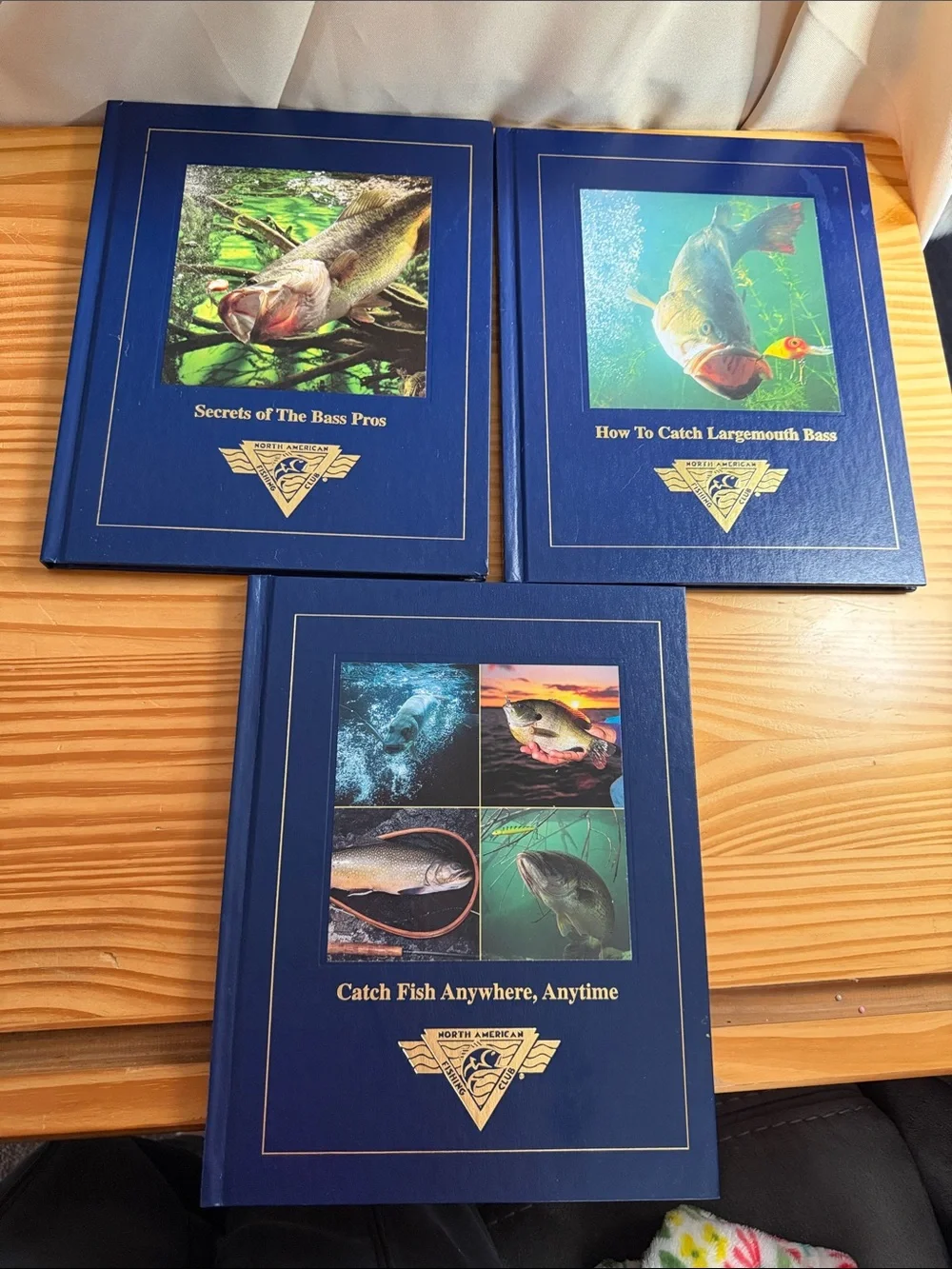 Lot of 3 North American Fishing Club Bass Books Hardcover NAFC